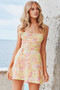 Martine Mini Dress - Lime Multi | Sage and Paige AUS.