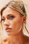Moon Song Earrings - Gold Clear | Sage and Paige AUS.