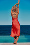 Sure Thing Midi Dress - Tangerine | Sage and Paige AUS.
