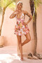 Angel Heart Mini Dress - Pink Multi | Sage and Paige AUS.