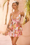 Angel Heart Mini Dress - Pink Multi | Sage and Paige AUS.