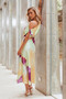 Rue Midi Dress - Yellow Multi | Sage and Paige AUS.