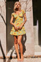 Coastline Dreaming Mini Dress - Yellow | Sage and Paige AUS.