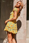 Coastline Dreaming Mini Dress - Yellow | Sage and Paige AUS.