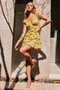 Coastline Dreaming Mini Dress - Yellow | Sage and Paige AUS.