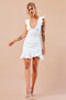 Tender Mini Dress - White | Sage and Paige AUS.