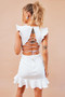 Tender Mini Dress - White | Sage and Paige AUS.