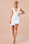 Tender Mini Dress - White | Sage and Paige AUS.