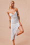 Living My Truth Midi Dress - White | Sage and Paige AUS.