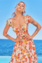 Suddenly Midi Dress - Red Multi | Sage and Paige AUS.
