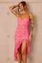 Living My Truth Midi Dress - Pink