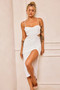 Beth Midi Dress - White | Sage and Paige AUS.