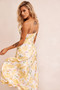 Vintage Summer Midi Dress - Yellow | Sage and Paige AUS.