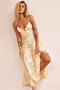 Vintage Summer Midi Dress - Yellow | Sage and Paige AUS.