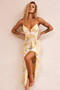 Vintage Summer Midi Dress - Yellow | Sage and Paige AUS.