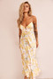 Vintage Summer Midi Dress - Yellow | Sage and Paige AUS.