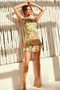 Mina Mini Dress - Yellow Multi | Sage and Paige AUS.