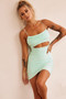 More Thoughts Mini Dress - Mint | Sage and Paige AUS.