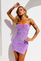 Jazzy Sequin Dress - Purple | Sage and Paige AUS.