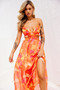 Early Sunset Maxi Dress - Tangerine | Sage and Paige AUS.
