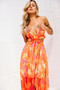 Early Sunset Maxi Dress - Tangerine | Sage and Paige AUS.