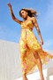 Early Sunset Maxi Dress - Yellow | Sage and Paige AUS.