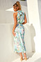 In Gratitude Midi Dress - Mint Multi | Sage and Paige AUS.