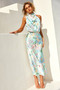 In Gratitude Midi Dress - Mint Multi | Sage and Paige AUS.