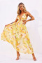 Rays Maxi Dress - Yellow Print | Sage and Paige AUS.