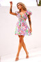 Reasons Mini Dress - Pink Multi | Sage and Paige AUS.