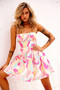Cotton Candy Mini Dress - Pink Multi | Sage and Paige AUS.