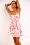 Cotton Candy Mini Dress - Pink Multi | Sage and Paige AUS.