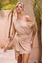 Good Catch Mini Dress - Gold | Sage and Paige AUS.