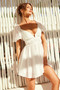 Darling Mini Dress - White | Sage and Paige AUS.