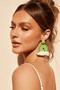 Love Full Oasis Earrings - Green | Sage and Paige AUS.