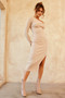 Moondive Midi Dress - Nude | Sage and Paige AUS.