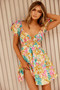 Reasons Mini Dress - Yellow Multi | Sage and Paige AUS.