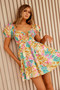 Reasons Mini Dress - Yellow Multi | Sage and Paige AUS.