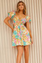Reasons Mini Dress - Yellow Multi | Sage and Paige AUS.