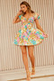 Reasons Mini Dress - Yellow Multi | Sage and Paige AUS.