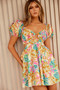 Reasons Mini Dress - Yellow Multi | Sage and Paige AUS.