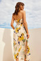 Palm Lover Midi Dress - Yellow | Sage and Paige AUS.
