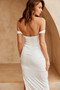 All In Attraction Midi Dress - White | Sage and Paige AUS.
