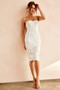 Styling Melody Lace Midi Dress - White | Sage and Paige AUS.