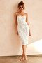Styling Melody Lace Midi Dress - White | Sage and Paige AUS.