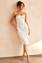 Styling Melody Lace Midi Dress - White | Sage and Paige AUS.