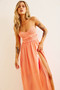 Ios Maxi Dress - Peach | Sage and Paige AUS.