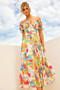 Fresh Start Midi Dress - Yellow Multi | Sage and Paige AUS.