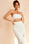 Hour To Glam Midi Dress - White | Sage and Paige AUS.