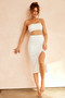 Hour To Glam Midi Dress - White | Sage and Paige AUS.